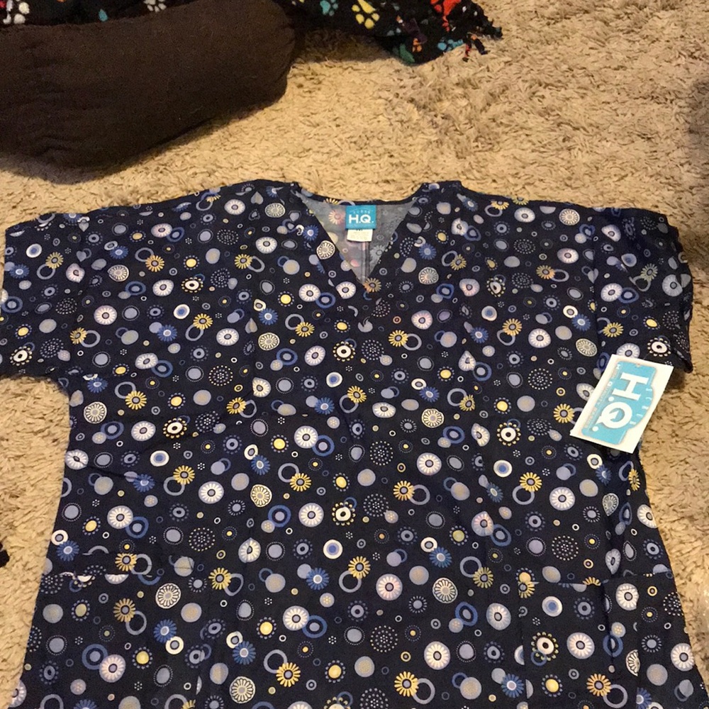Blue Scrub top